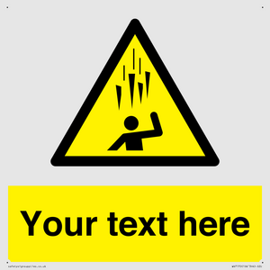 Custom Falling Ice sign